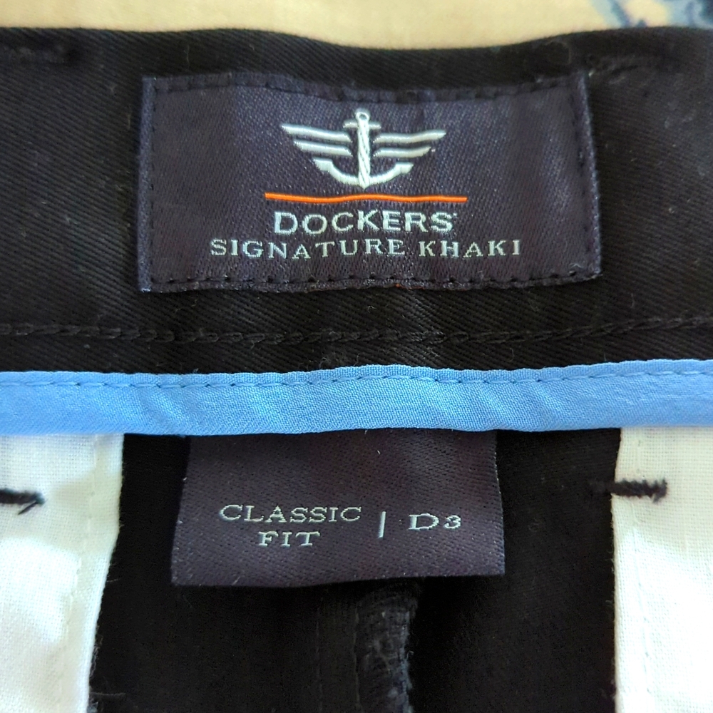 Men's black dress/casual pants